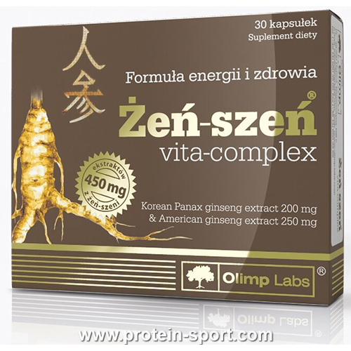 Комплекс вітамінів + Женьшень, Zen-Szen vita-complex 30 капсул