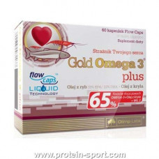 Омега-3, Gold Omega 3 plus 65 % (60 капсул)