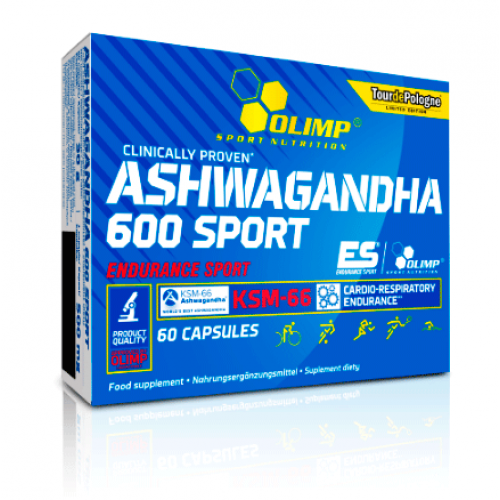 Ашваганда, Ashwagandha 600 Sport Olimp 60 капсул