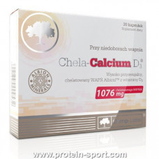 Хелатный кальций, Витамин Д3, Chela-Calcium D3 Olimp 30 капсул