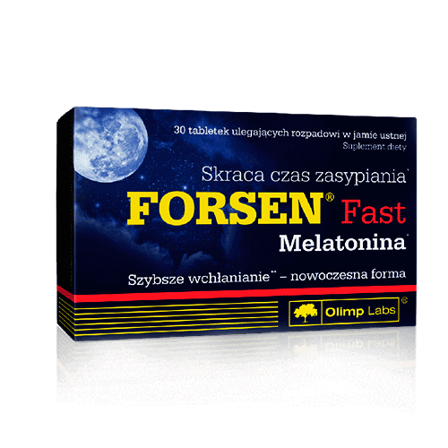 Для покращення сну та відновлення, Olimp Forsen Fast Melatonina 30 таблеток