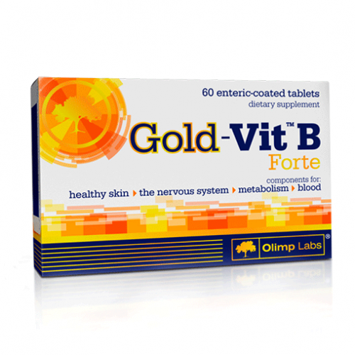 Вітаміни групи В, Gold-Vit B Forte 60 таблеток