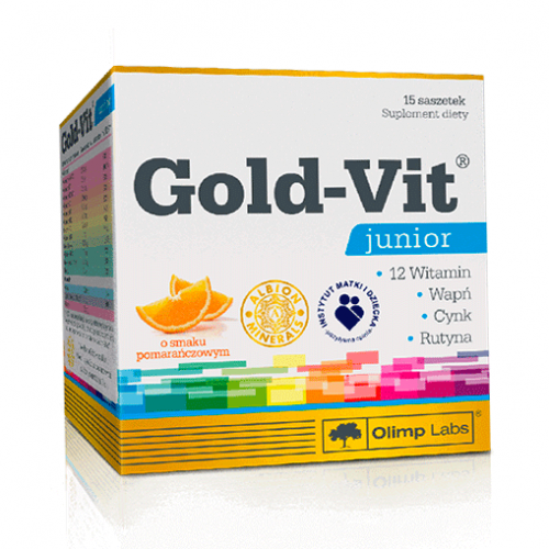 Вітаміни для дітей, Gold-Vit junior Olimp (апельсин) 15 саше