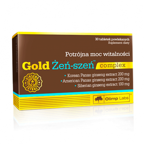 Екстракт женьшеню, Gold Ginseng complex 30 таблеток