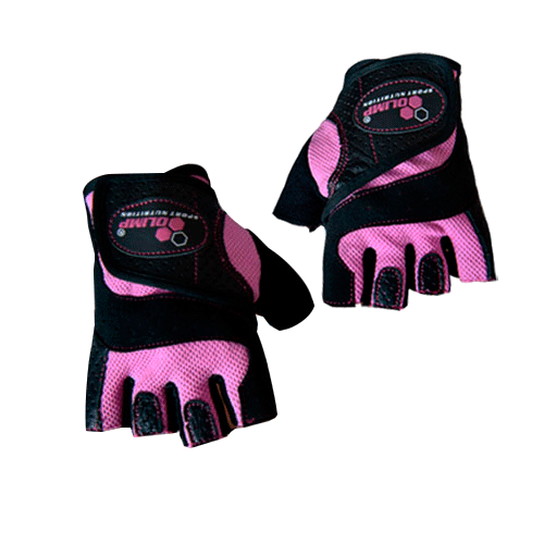 Перчатки для фитнеса Hardcore Fitness STAR (цвет розовый) m
