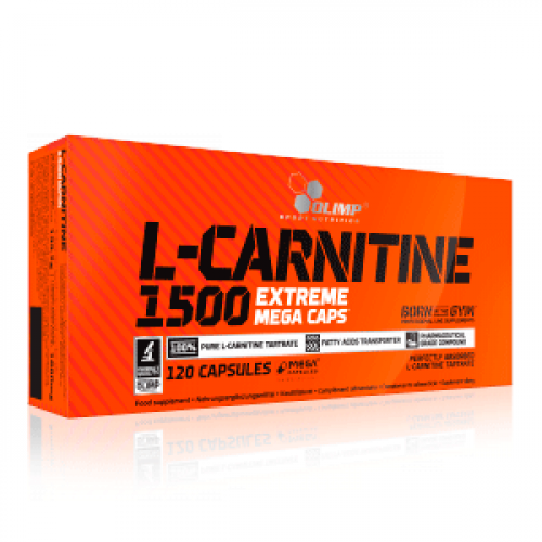 Л-Карнітін, Olimp L-Carnitine 1500 extreme mega caps (120 капсул)