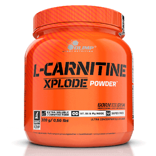 Л-Карнітін, Olimp L-Carnitine Xplode (апельсин) 300 г