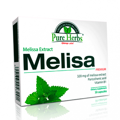 Екстракт листя меліси, Melissa Premium Olimp 30 какпсул