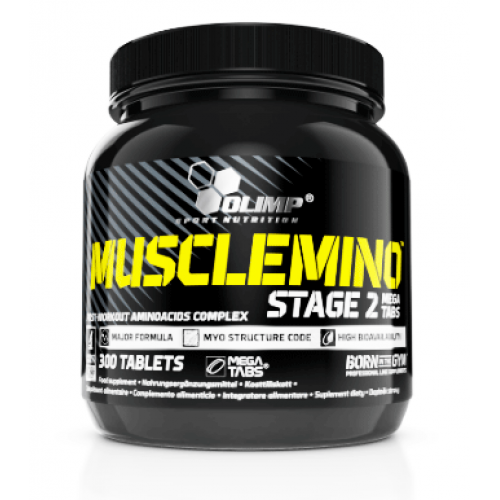 Амінокислоти Olimp Musclemino Stage 2 mega tabs 300 таблеток
