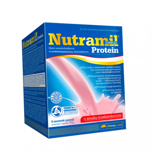 Замінник харчування Olimp Nutramil complex Protein (ваніль) 6 саше