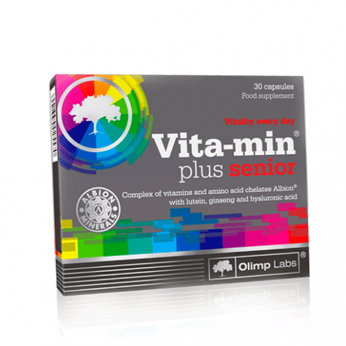 Вітаміни для чоловіків, Olimp Vita-Min Plus Senior 30 капсул