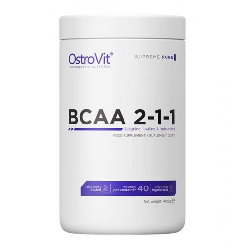 Аминокислоты Ostrovit BCAA 2:1:1 400 gr pure