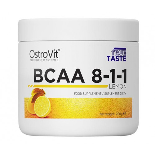 Амінокислоти Ostrovit BCAA 8:1:1 200 gr lemon