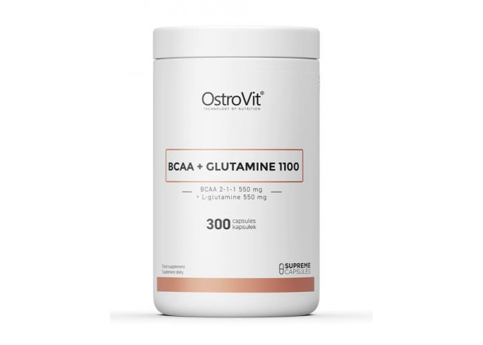 Глютамін Ostrovit Glutamine 1250 mg 300 капсул