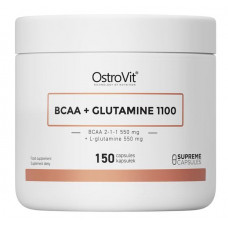 Аминокислоты Ostrovit BCAA+Glutamin 1250 mg 150 caps 