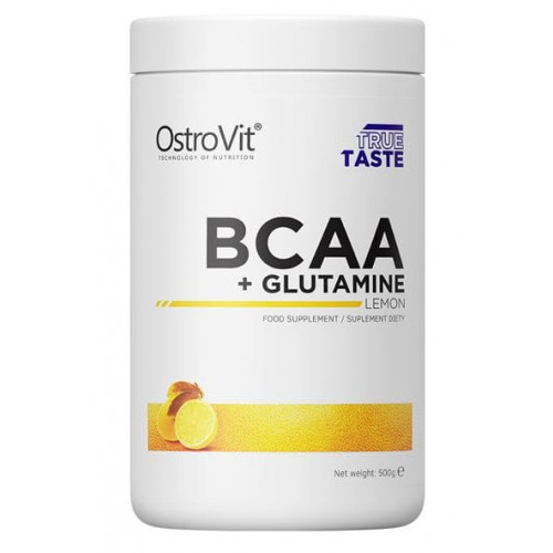 Амінокислоти Ostrovit BCAA+Glutamin 500 gr lemon