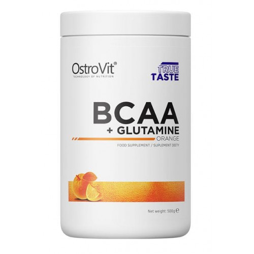 Амінокислоти Ostrovit BCAA+Glutamin 500 gr orange