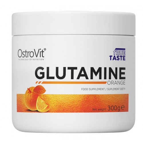 Глютамін Ostrovit Glutamin 300 г апельсин