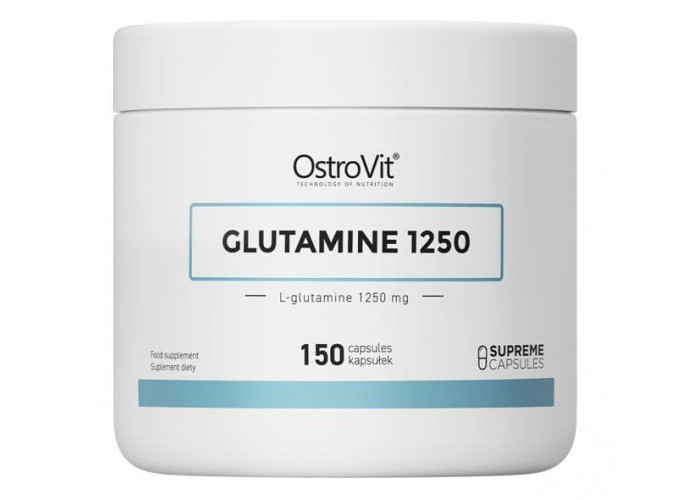 Глютамін Ostrovit Glutamine 1250 mg 150 капсул