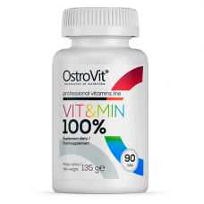 Витамины OstroVit 100% VIT&MIN 90 таблеток