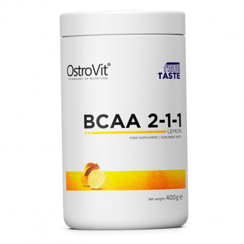 Амінокислоти OstroVit BCAA 2-1-1 400 г лимон