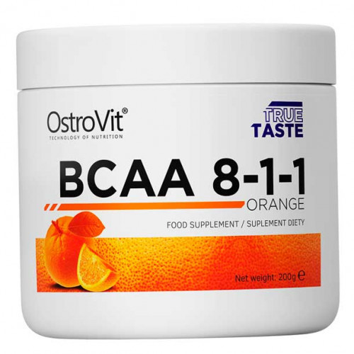 Амінокислоти OstroVit BCAA 8-1-1 200 г апельсин