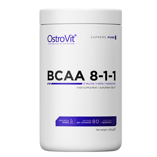 BCAA 8-1-1 OstroVit Амінокислоти 400 г без добавок