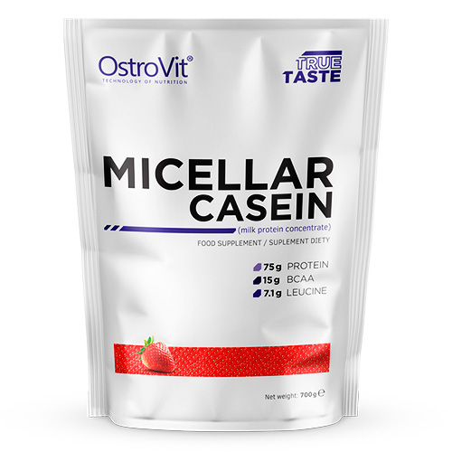 Протеїн OstroVit Micellar Casein 700 г полуниця