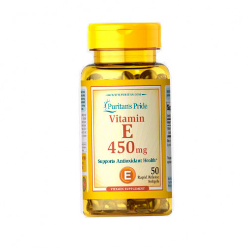 Вітамін Е Puritan's Pride Vitamin E 450 mg 50 софтгель