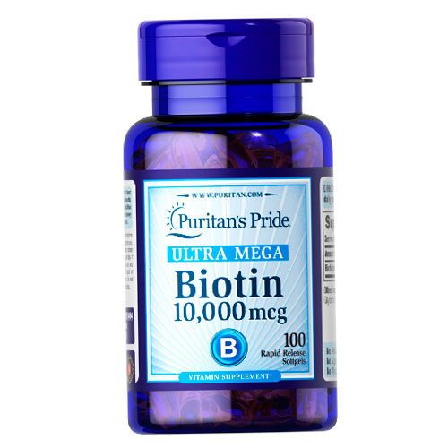 Біотин Puritan's Pride Biotin 10 000 mcg 100 софтгель