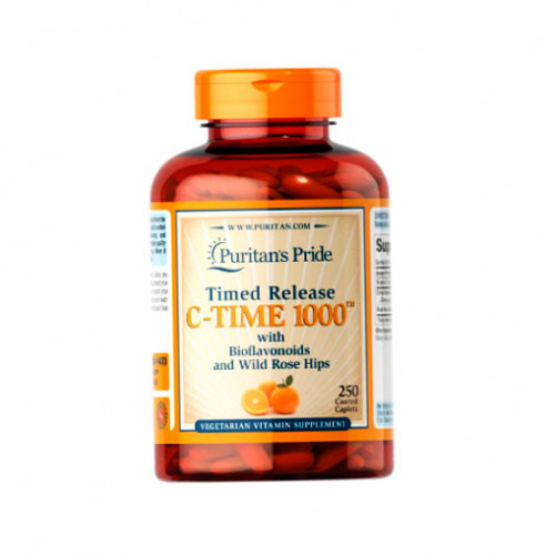 Вітаміни Puritan's Pride Vitamin C-1000 mg з Rose Hips Timed Release 60 каплет
