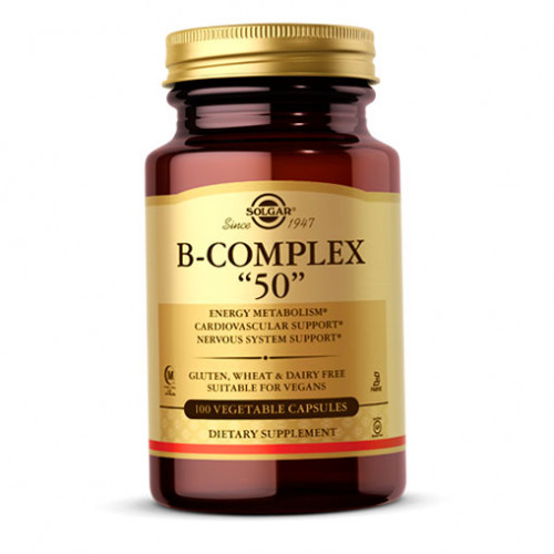Витамины Solgar B-COMPLEX 50 (100 капсул)