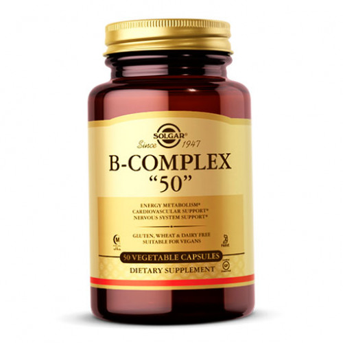 Витамины Solgar B-COMPLEX “50” 50 капсул