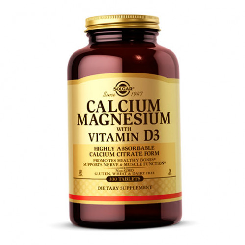 Solgar Calcium Magnesium With Vitamin D3 300 таблеток