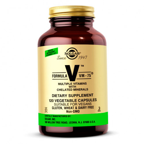 Вітаміни Solgar Formula VM-75 ® 120 вег. капсул