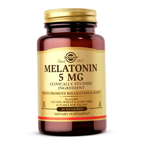 Мелатонін Solgar Melatonin 5 MG 60 таблеток