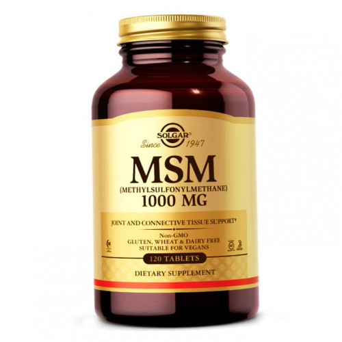 Метилсульфонілметан MSM Solgar 1000 mg 120 таблеток