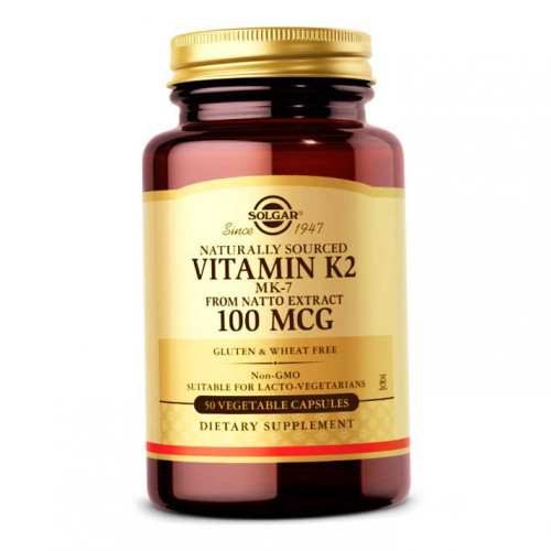 Вітаміни Solgar Vitamin K2 MK-7 100 мкг 50 вег. капс.
