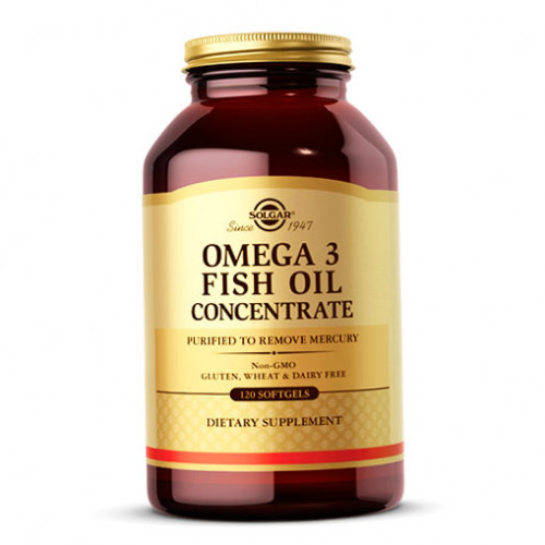 Омега-3 Solgar Omega-3 Fish Oil Concenrate 120 софтгель