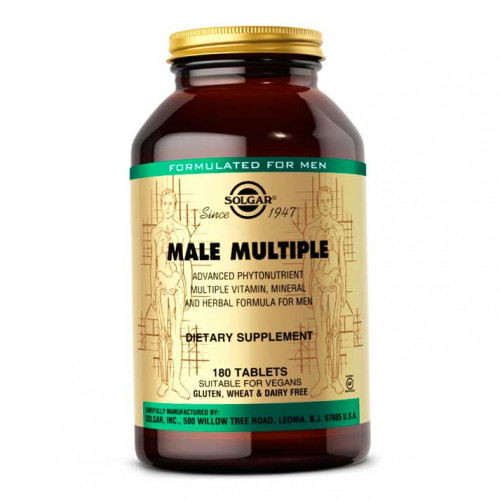 Вітаміни для чоловіків, Solgar Male Multiple 180 таблеток