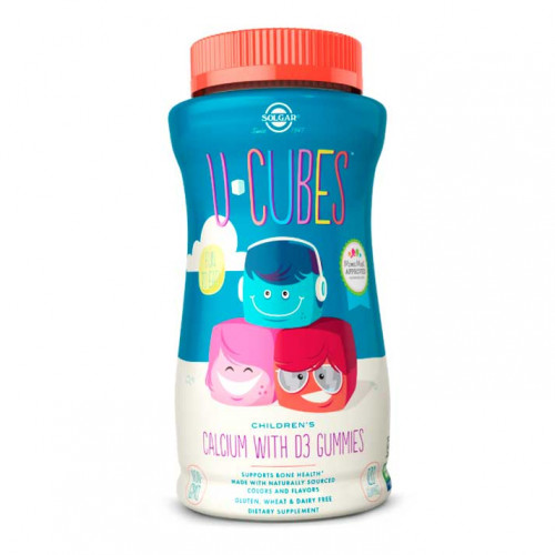 Вітаміни Solgar U-Cubes™ Children's Calcium With D3 Gummies 120 таблеток
