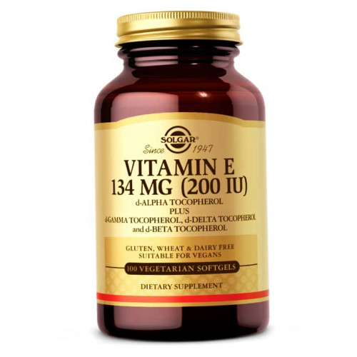 Вітамін Е Solgar Vitamin E 134 mg 200 IU 100 вег. капс.