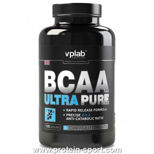 Амінокислоти VP Lab BCAA ULTRA PURE (120 капсул)