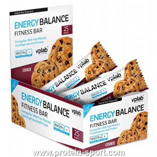 Батончик VP Lab Energy Balance Fitness Bar (25 x 35 г)