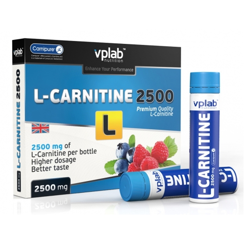 Л-Карнитин, VP Lab L-Carnitine 2500 (7 ампул)