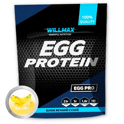 Протеїн EGG PROTEIN банан 900г яєчний протеїн