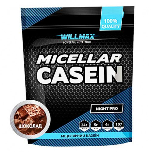 Willmax протеїн Micellar Casein 80% Шоколад 900г