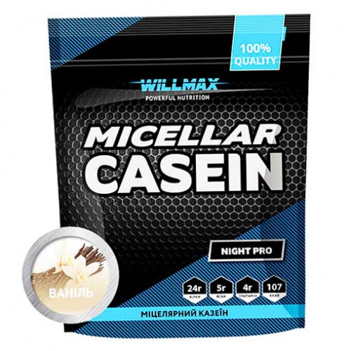 Willmax протеїн Micellar Casein 80% Ваніль 900г