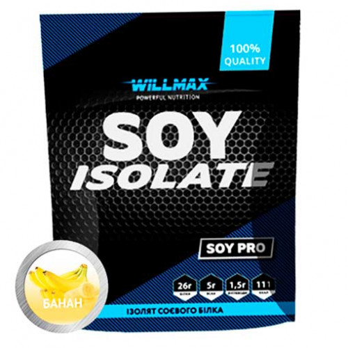Willmax протеїн SOY ISOLATE банан 900г