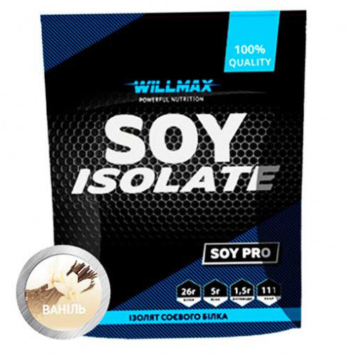 Willmax протеїн SOY ISOLATE ваніль 900г